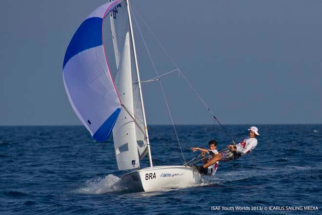 Brazil 420 Boys - 2013 ISAF Youth World Sailing Championships ©  Icarus / ISAF Youth Worlds http://www.isafyouthworlds.com/